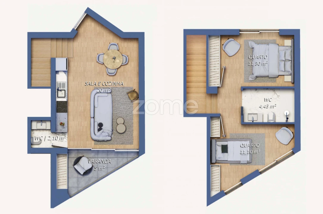 Apartamento T2 para Venda em Santa Marinha e São Pedro da Afurada Foto 12