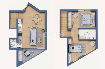 Apartamento T2 para Venda em Santa Marinha e São Pedro da Afurada