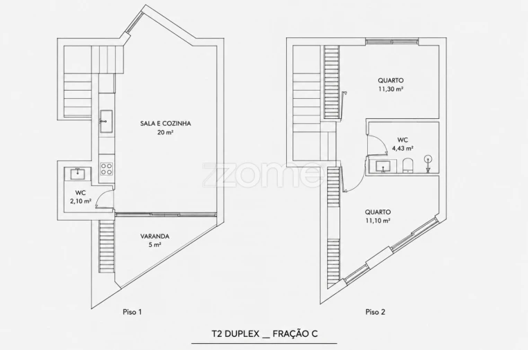 Apartamento T2 para Venda em Santa Marinha e São Pedro da Afurada Foto 15