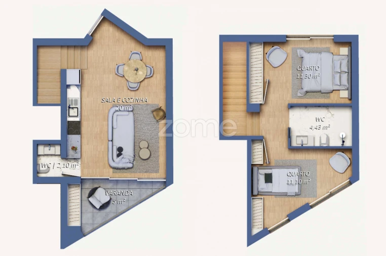 Apartamento T2 para Venda em Santa Marinha e São Pedro da Afurada Foto 12