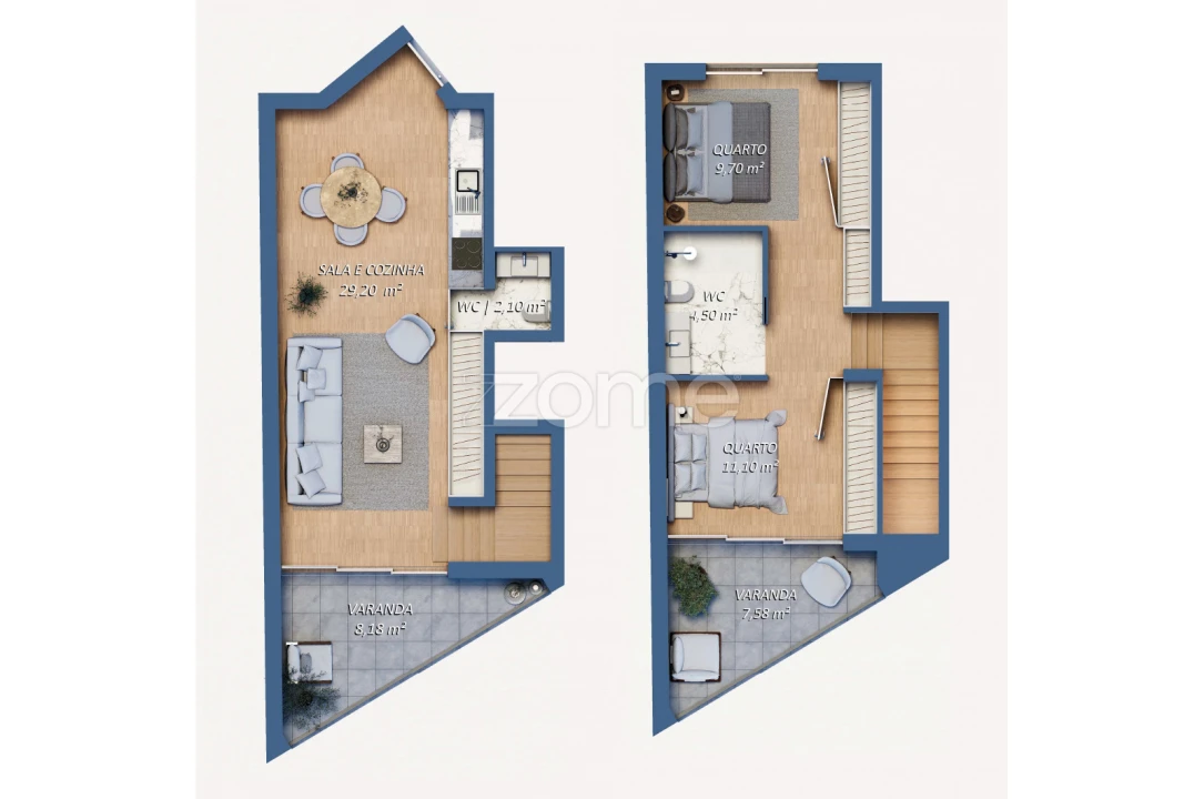 Apartamento T2 para Venda em Santa Marinha e São Pedro da Afurada Foto 12