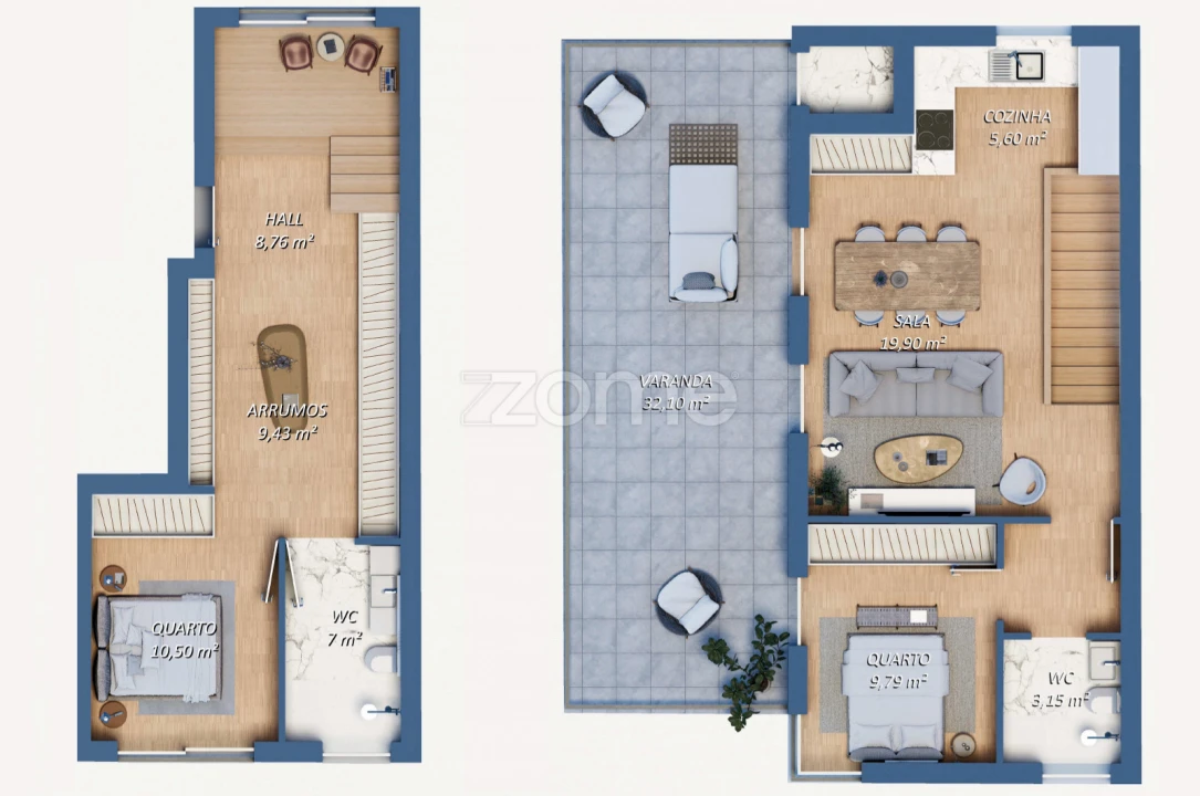 Apartamento T2 para Venda em Santa Marinha e São Pedro da Afurada Foto 12