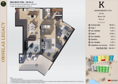 Apartamento T2 para Venda em Calheta
