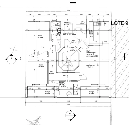 Apartamento T2 para Venda em Altura Planta 1