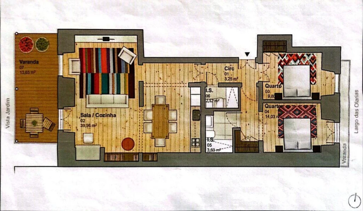 Apartamento T2 para Venda em Santa Maria Maior Foto 18