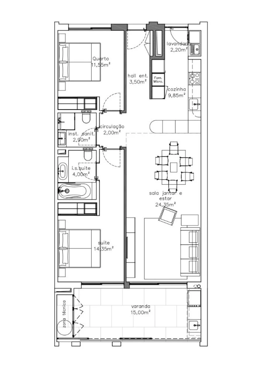 Apartamento T2 para Venda em São Martinho Foto 24
