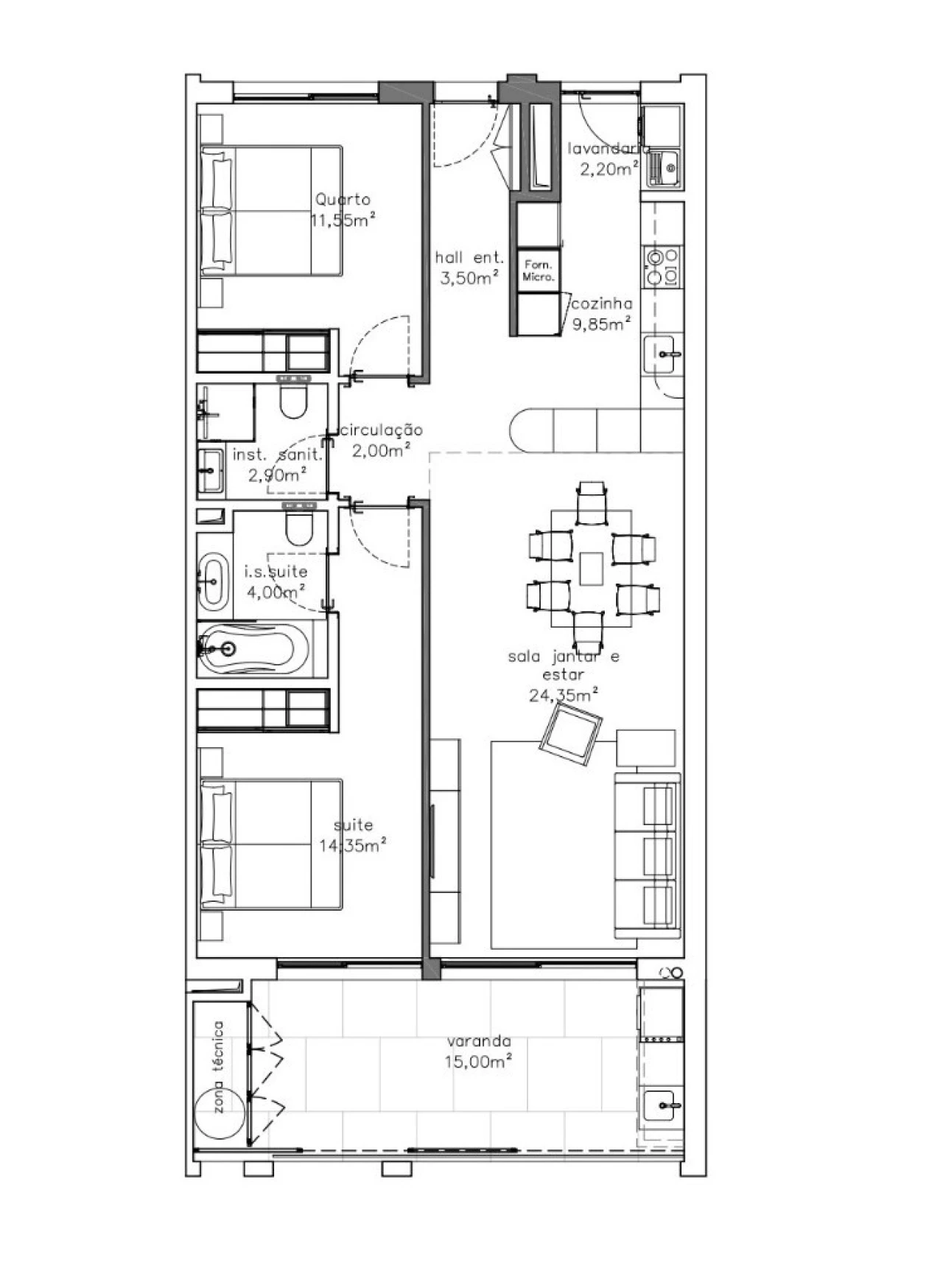 Apartamento T2 para Venda em São Martinho Foto 24