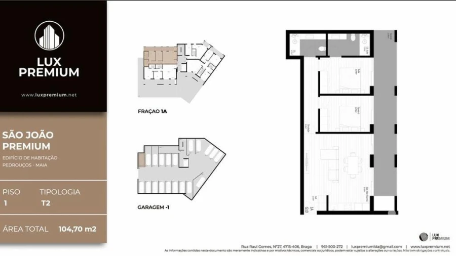 Apartamento T2 para Venda em Pedrouços Foto 10