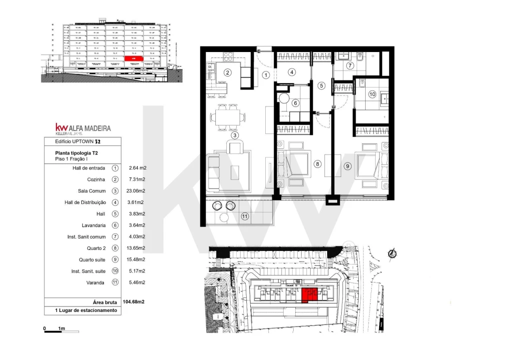 Apartamento T2 para Venda em São Martinho Foto 32