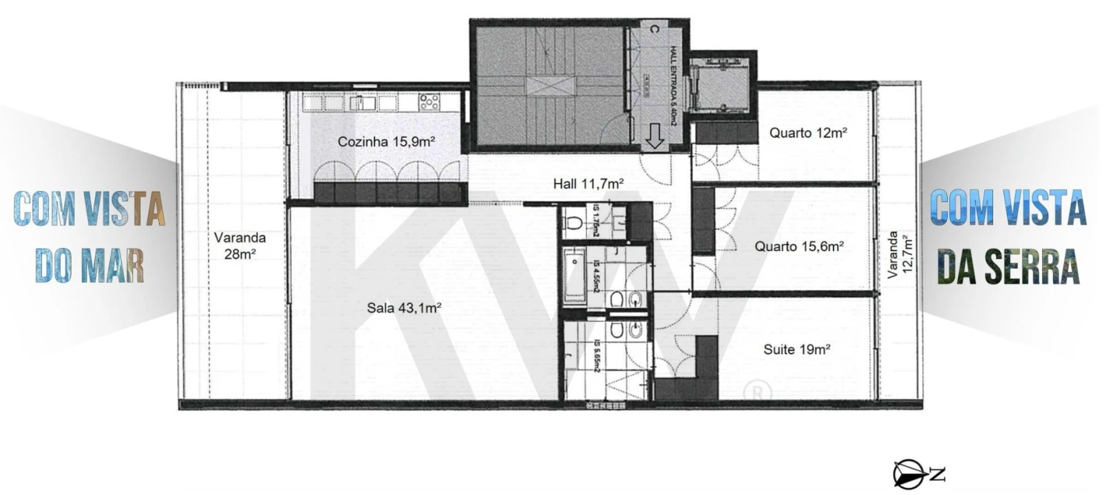 Apartamento T3 para Arrendamento em Oeiras e São Julião da Barra, Paço de Arcos e Caxias Foto 32