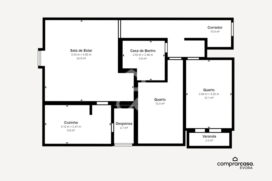 Apartamento T2 para Venda em Malagueira e Horta das Figueiras Foto 14