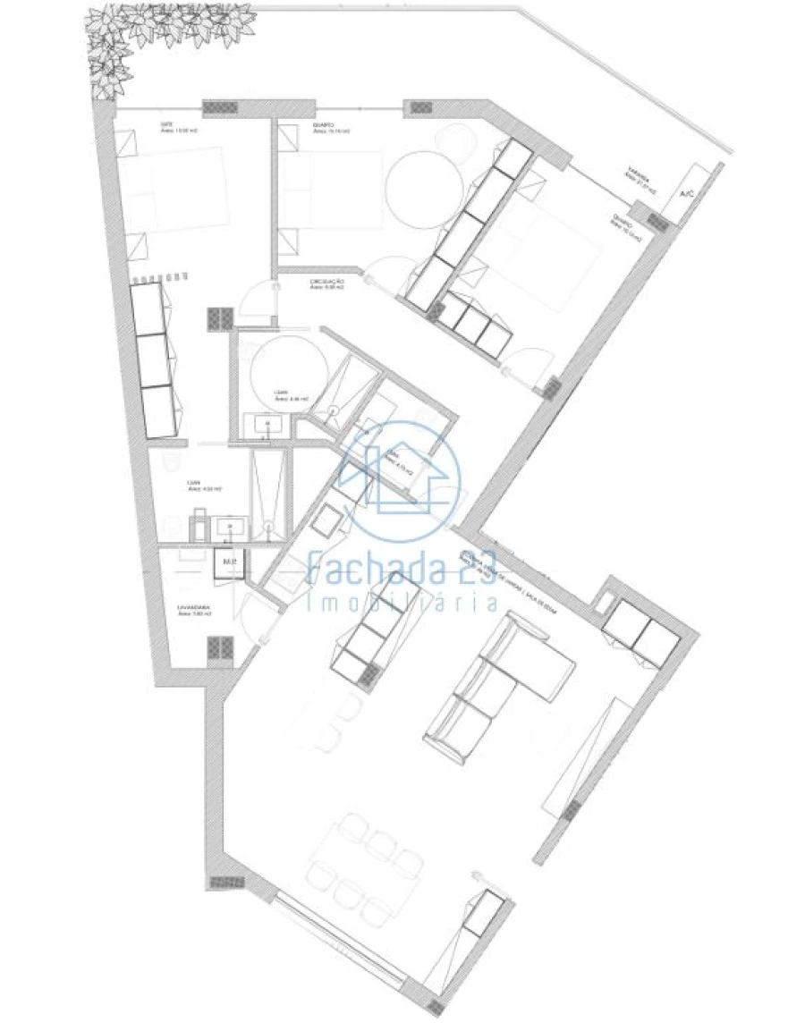 Apartamento T3 para Venda em Oliveira do Douro Planta 1