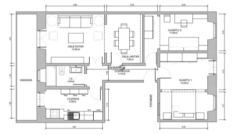 Apartamento T2 para Venda em Avenidas Novas