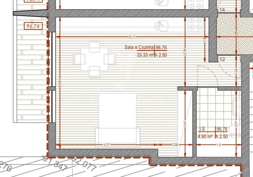 Apartamento T1 para Venda em Água Longa Foto 6