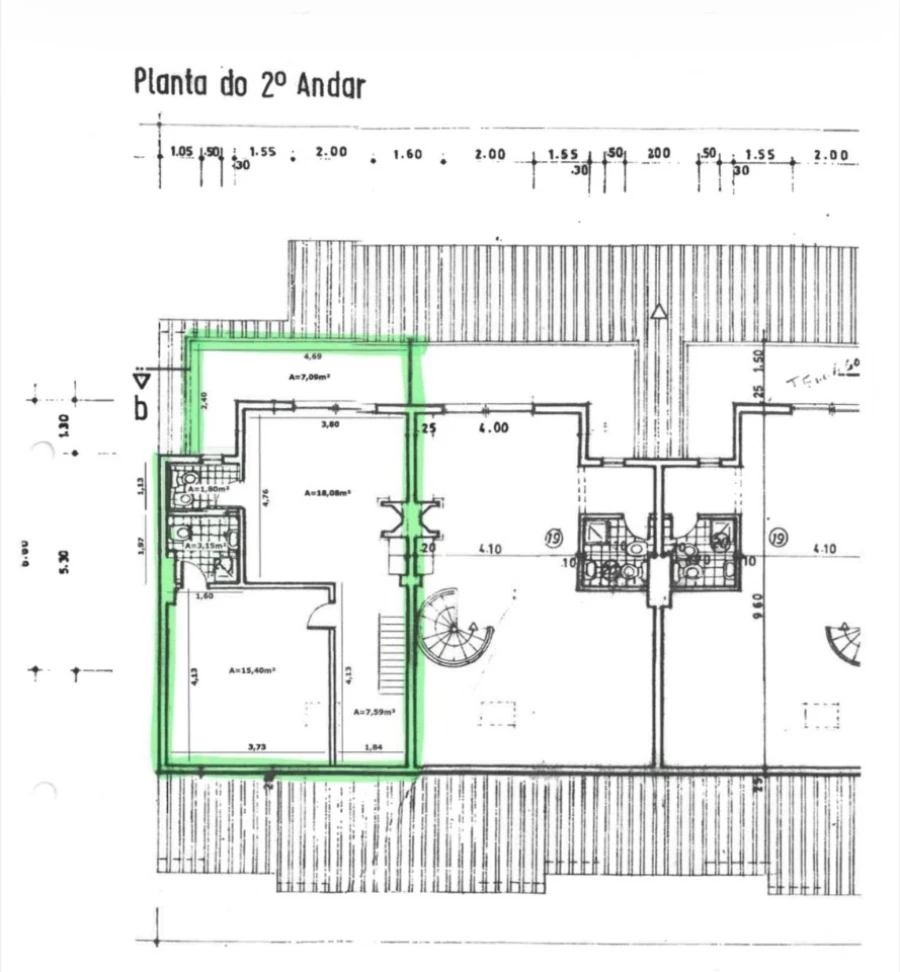 Apartamento T3 para Venda em Costa da Caparica Planta 1