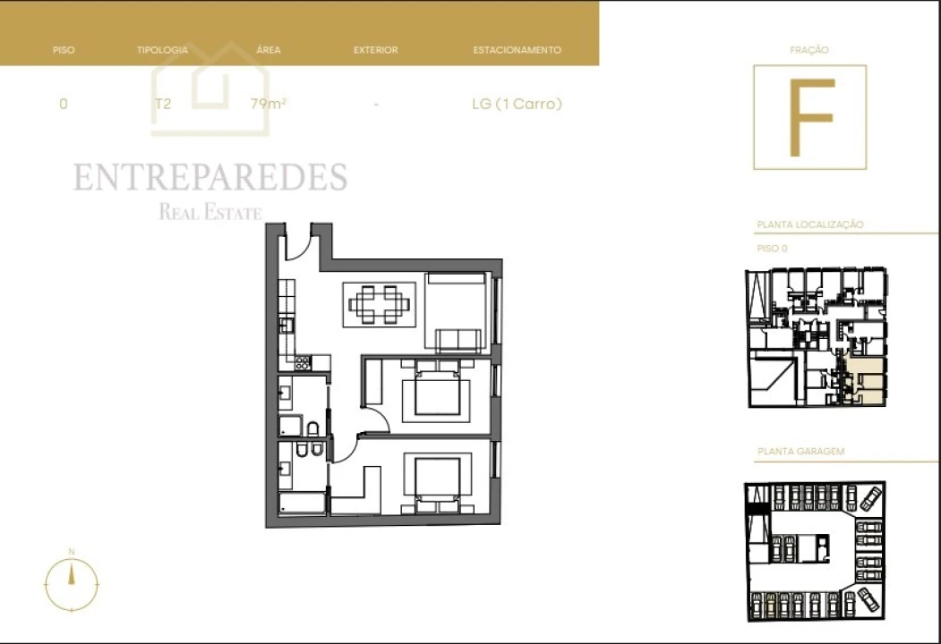 Apartamento T2 para Venda em Espinho Foto 19