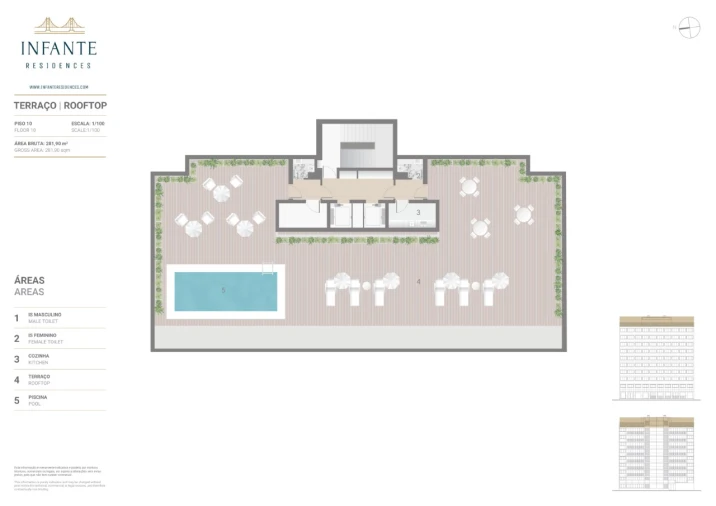 Apartamento T1 para Venda em Estrela Planta 2