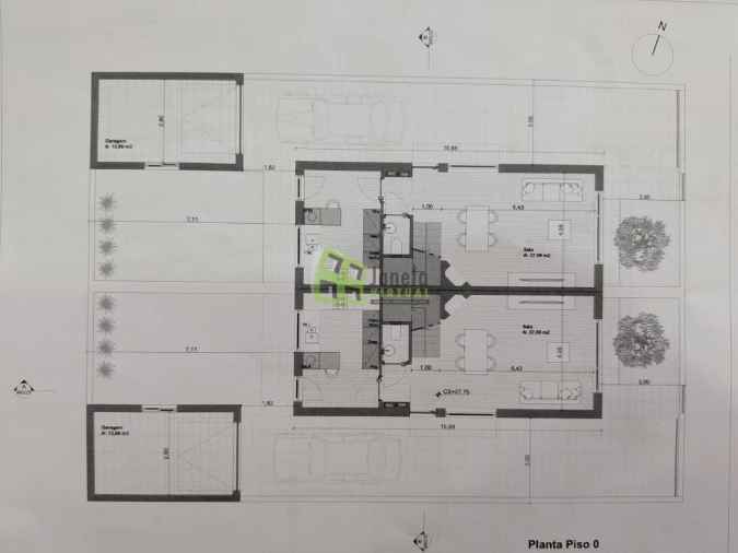 Moradia T3 para Venda em Quinta do Conde Planta 1