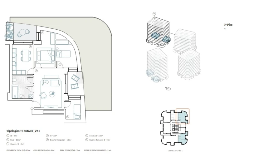 Apartamento T3 para Venda em Paranhos Foto 11