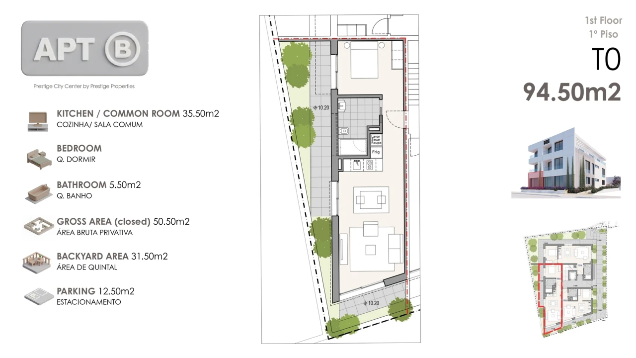 Apartamento T1 para Venda em Machico Foto 11