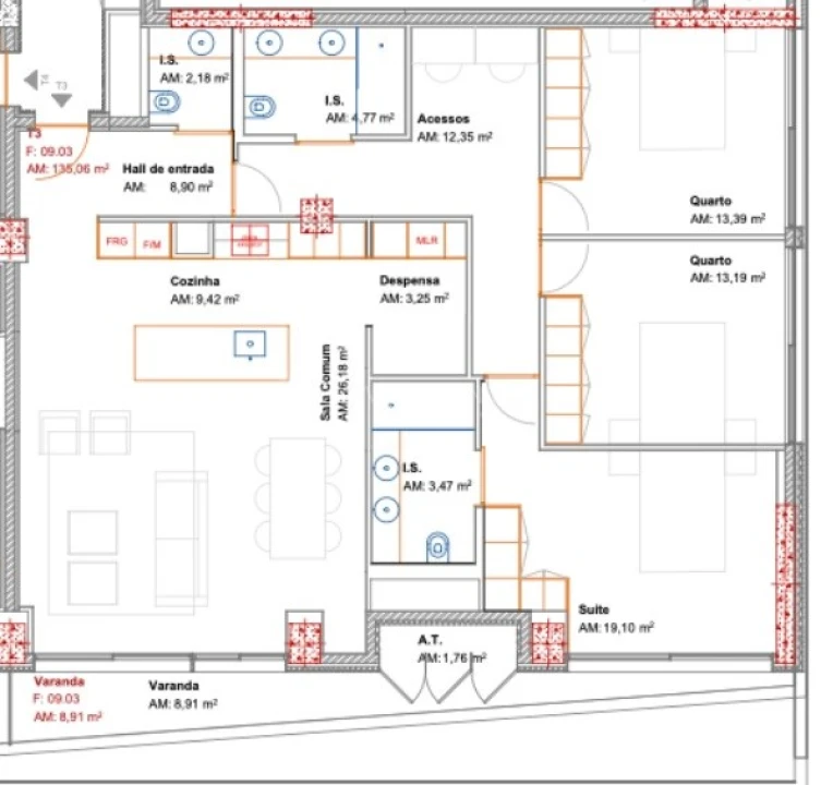 Apartamento T3 para Venda em Ramalde Foto 25