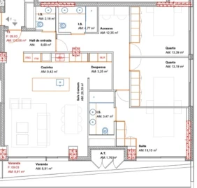 Apartamento T3 para Venda em Ramalde