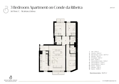 Apartamento T3 para Venda em Alcantara