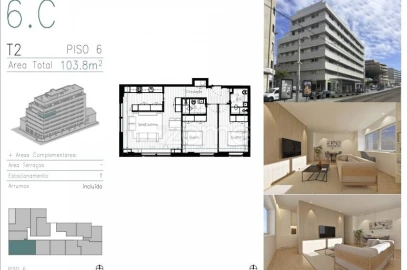 Apartamento T2 para Venda em Matosinhos e Leça da Palmeira