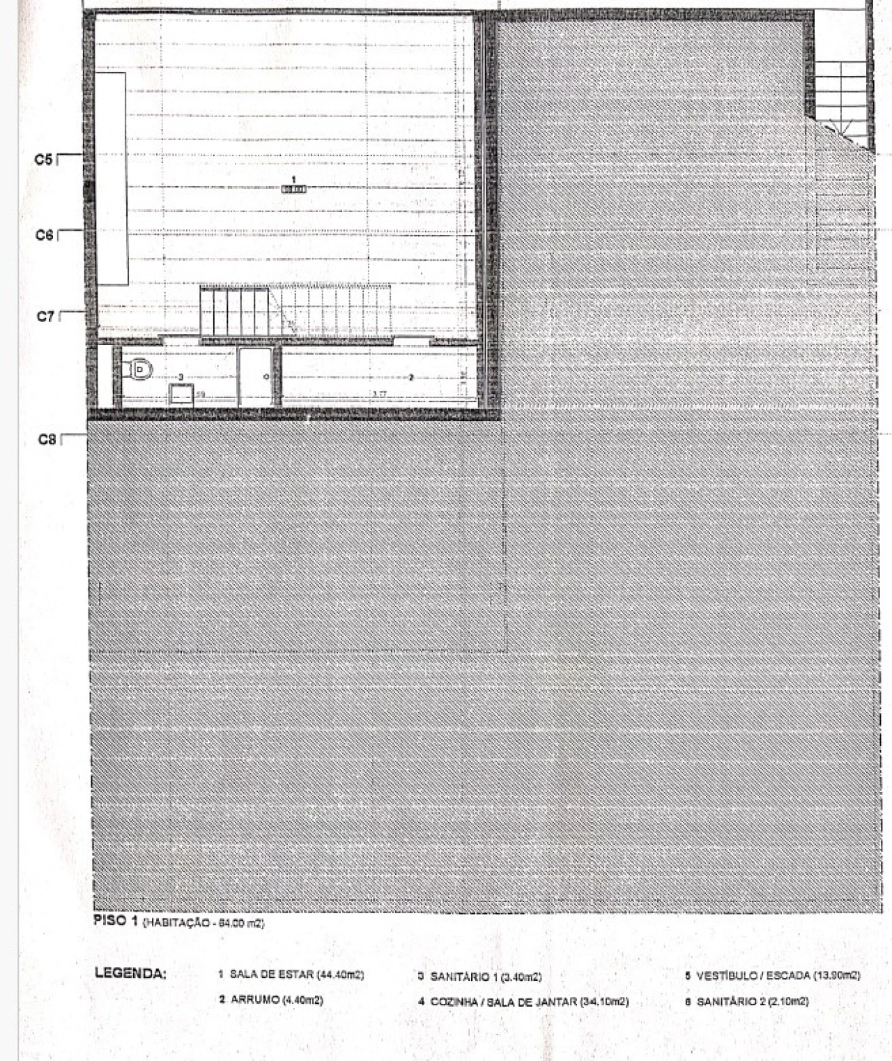 Moradia T4 para Venda em Bico Planta 2
