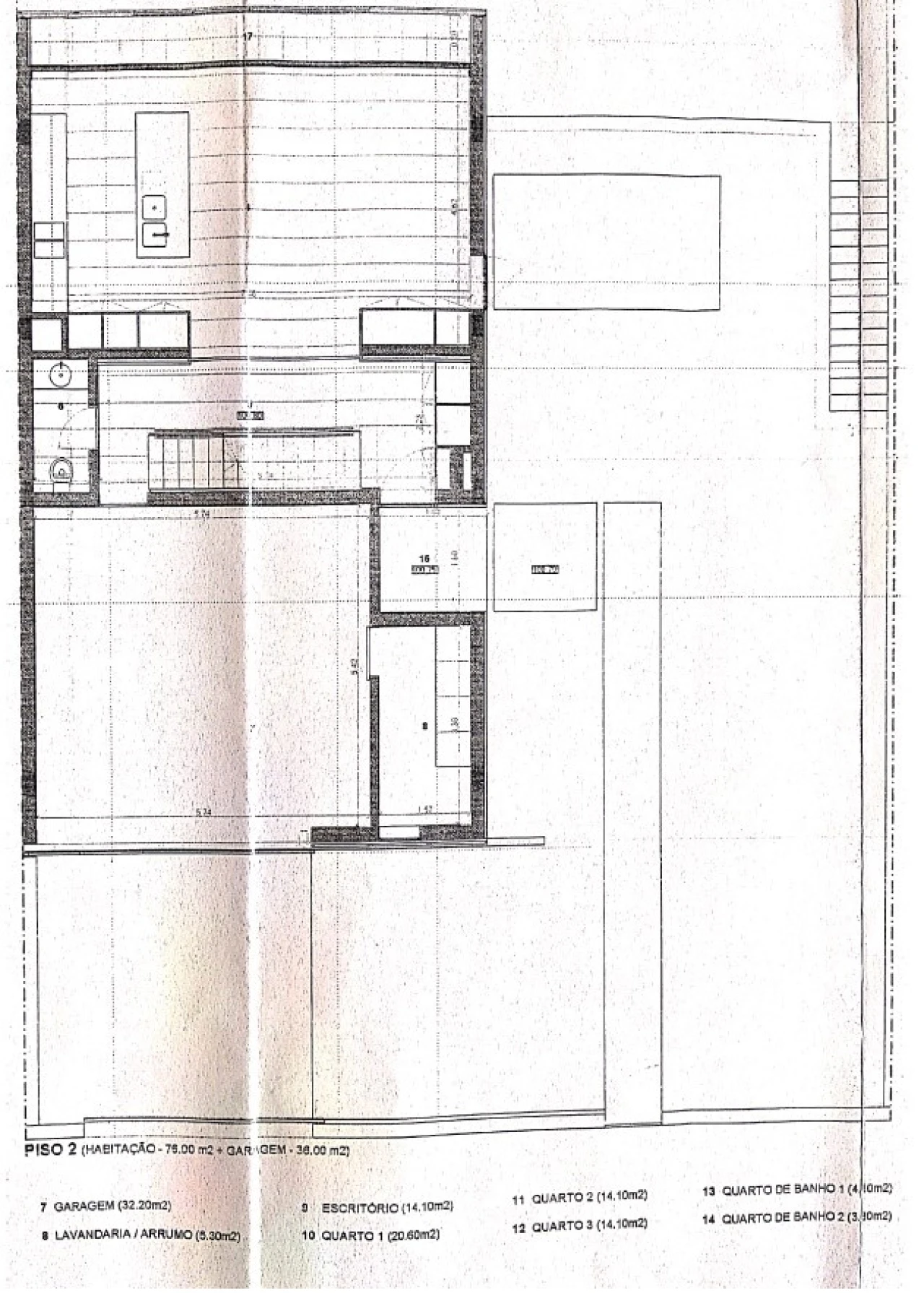 Moradia T4 para Venda em Bico Planta 3