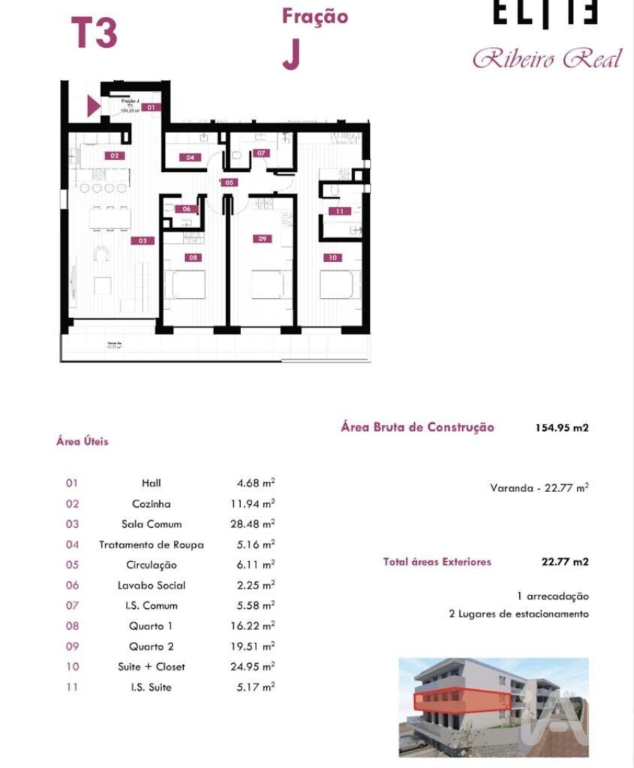 Apartamento T3 para Venda em Camara de Lobos Foto 11