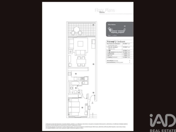 Apartamento T1 para Venda em Portimão Foto 40
