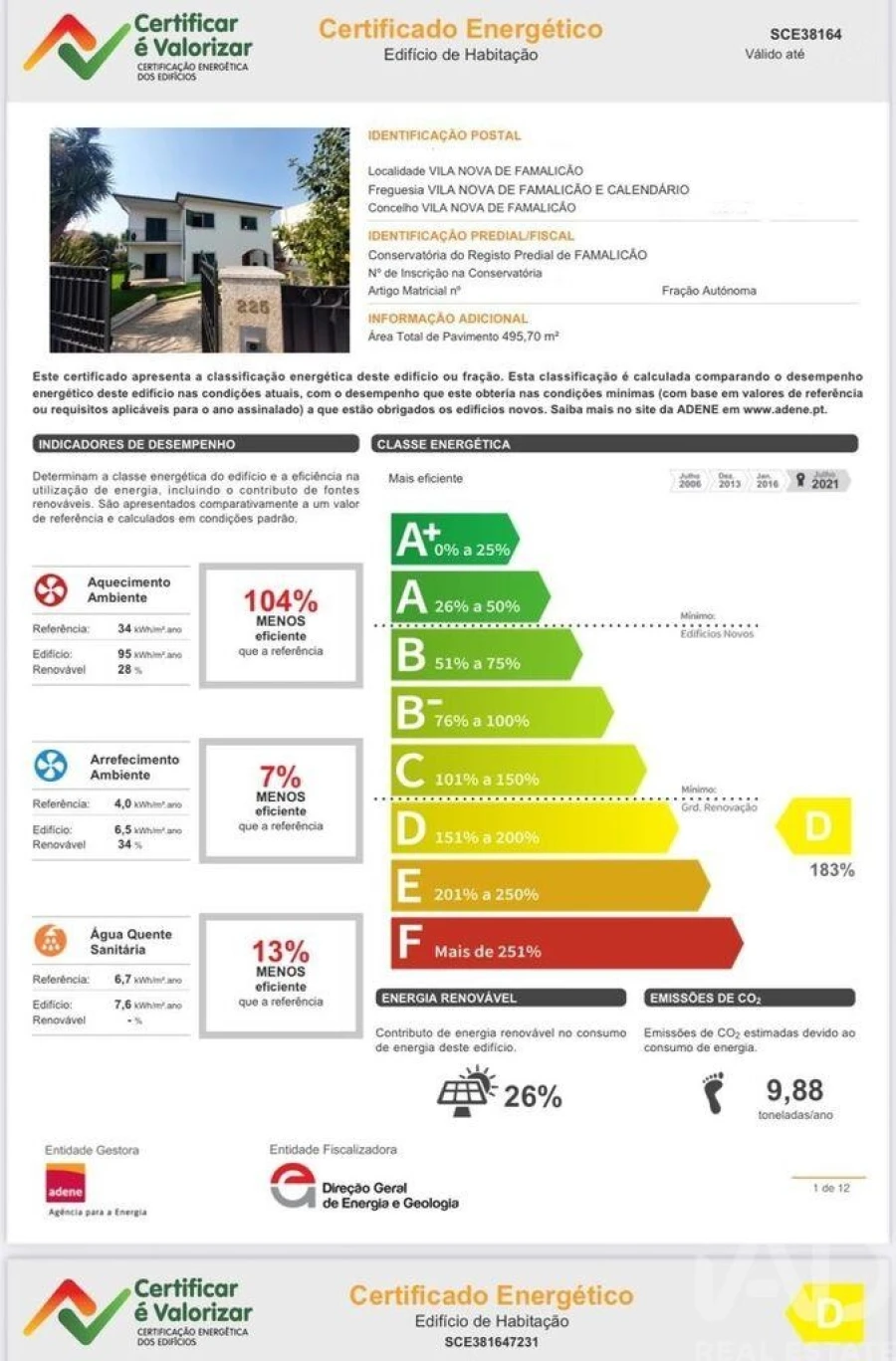 Moradia T4 para Venda em Vila Nova de Famalicão e Calendário Foto 35