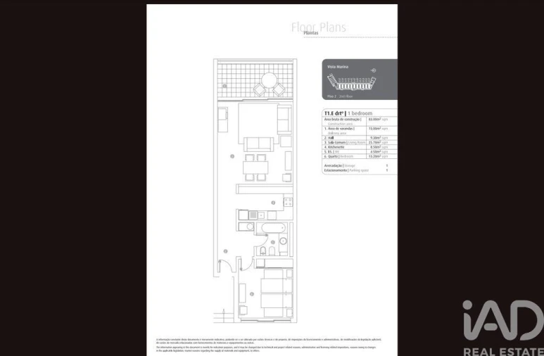 Apartamento T1 para Venda em Portimão Foto 40