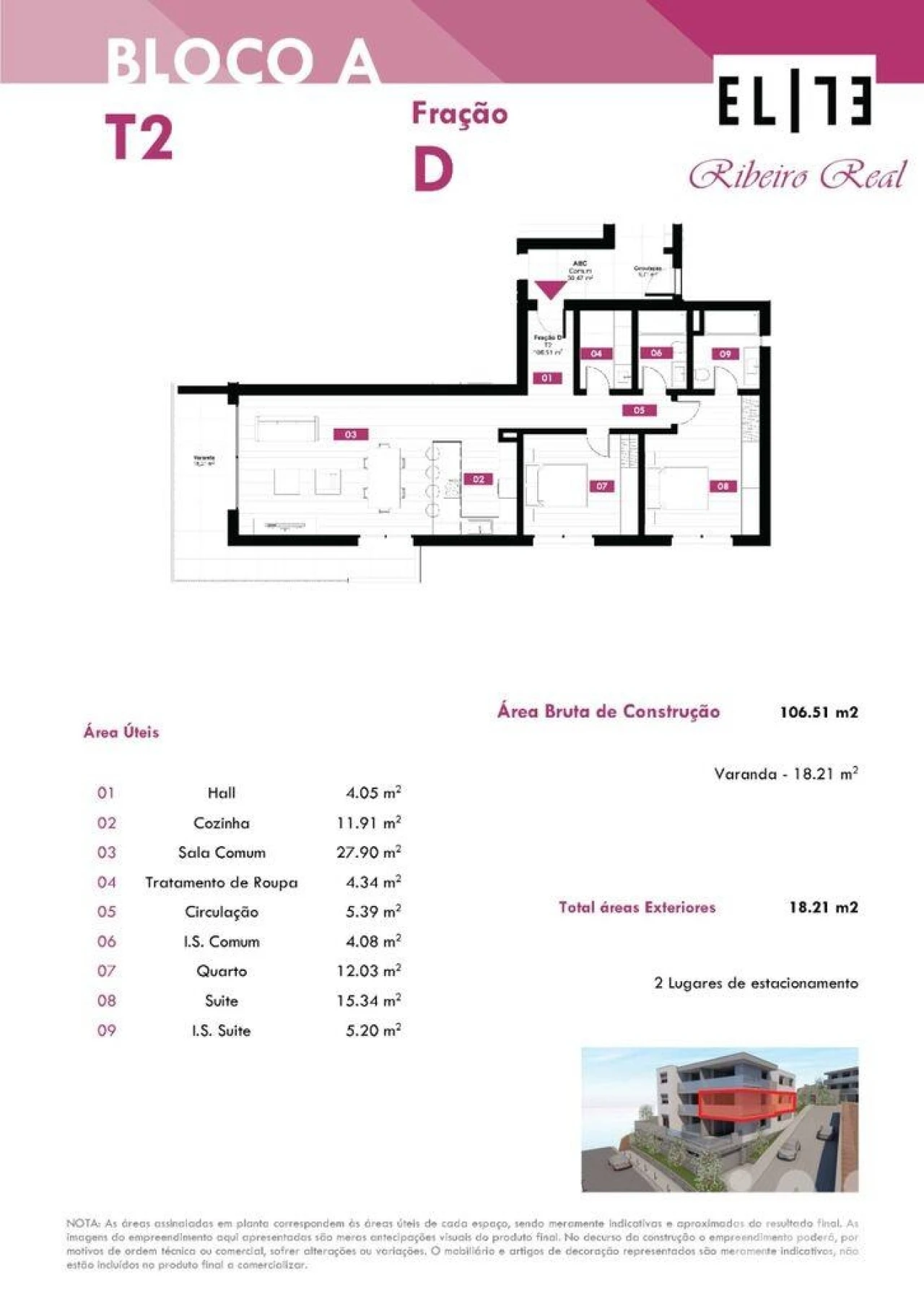 Apartamento T2 para Venda em Camara de Lobos Foto 12