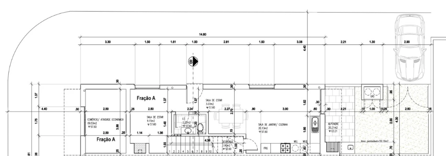 Moradia T4 para Venda em Fernao Ferro Planta 1