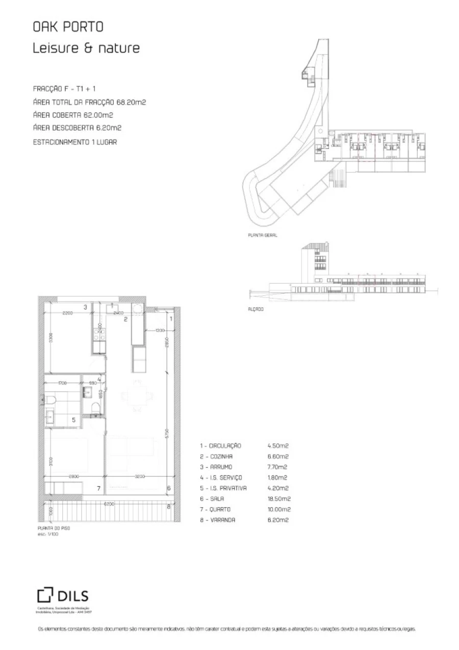Apartamento T1 para Venda em Cedofeita, Santo Ildefonso, Sé, Miragaia, São Nicolau e Vitória Planta 1