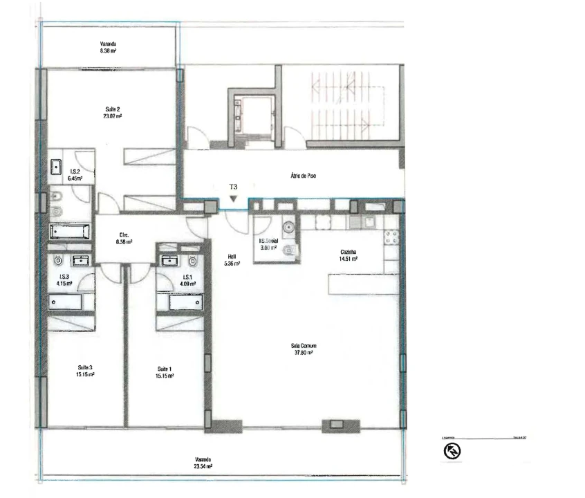 Apartamento T3 para Venda em Quarteira Foto 24