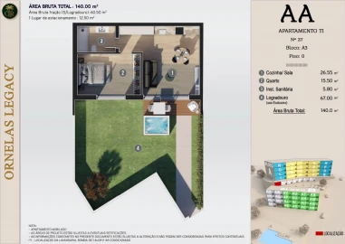 Apartamento T1 para Venda em Calheta