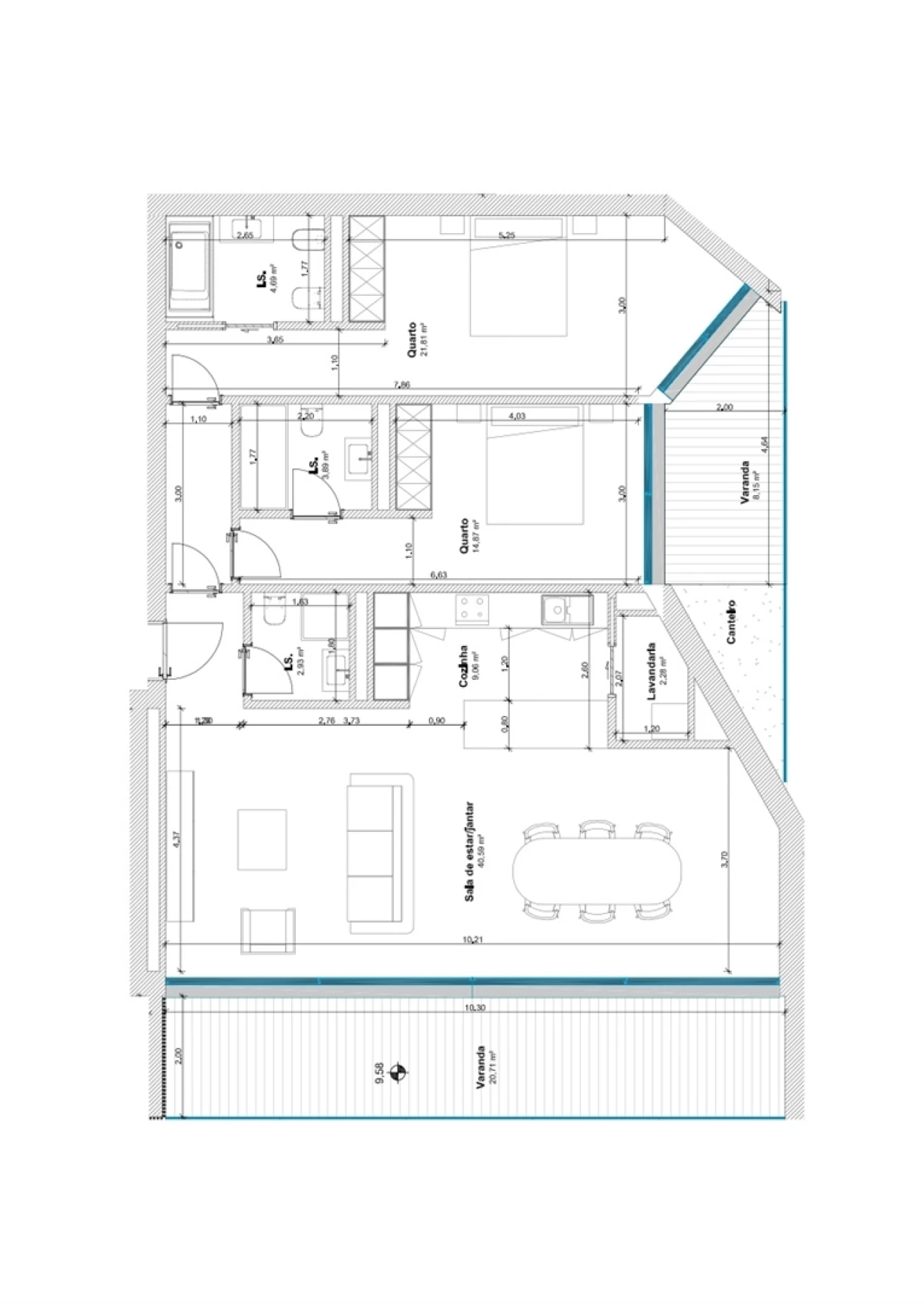 Apartamento T2 para Venda em Olhão Foto 19