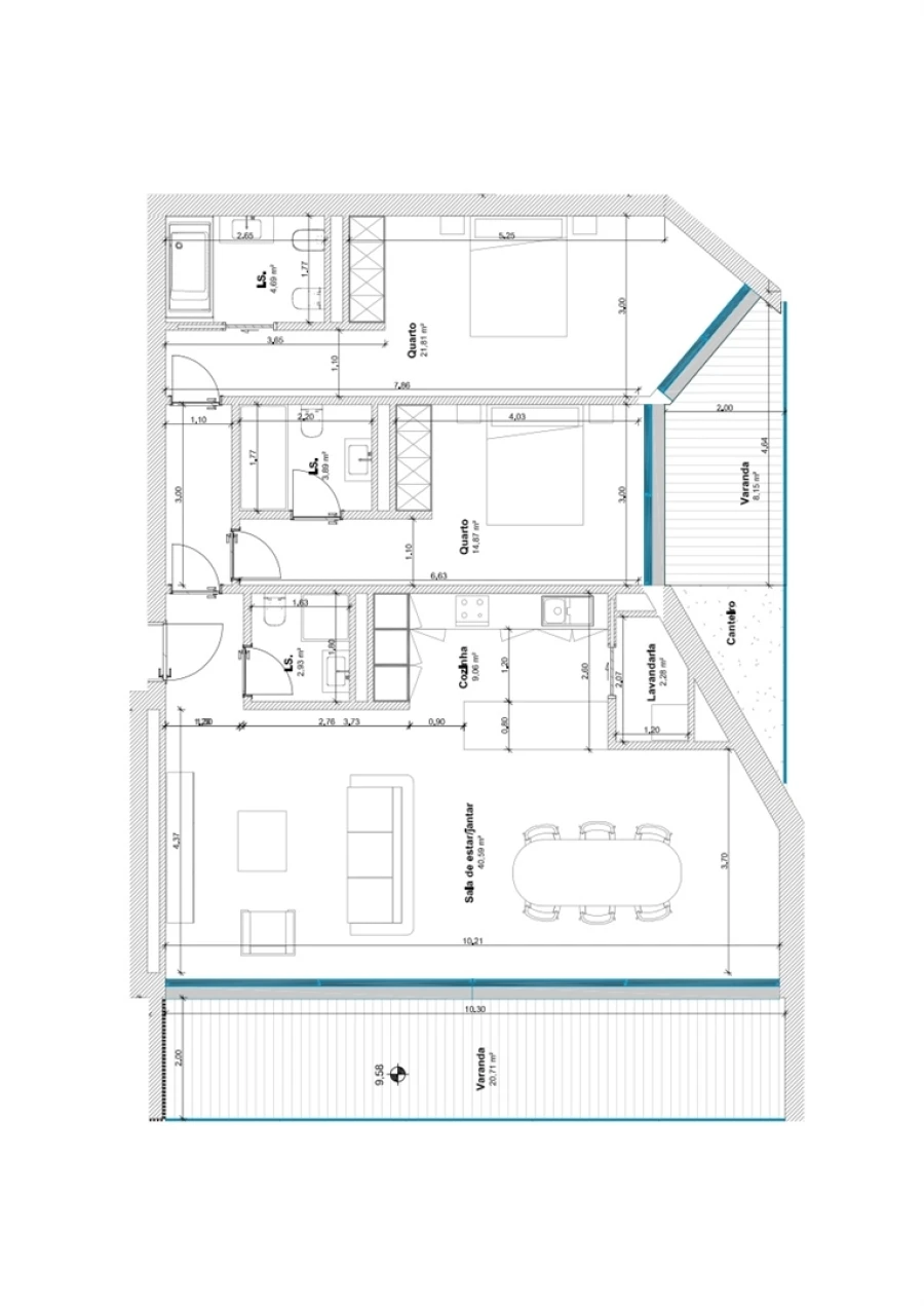 Apartamento T2 para Venda em Olhão Foto 19