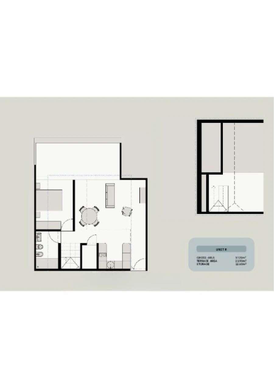 Apartamento T1 para Venda em Santa Marinha e São Pedro da Afurada Planta 1
