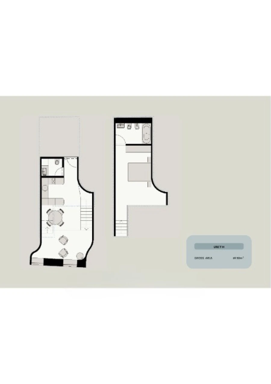 Apartamento T1 para Venda em Santa Marinha e São Pedro da Afurada Planta 1