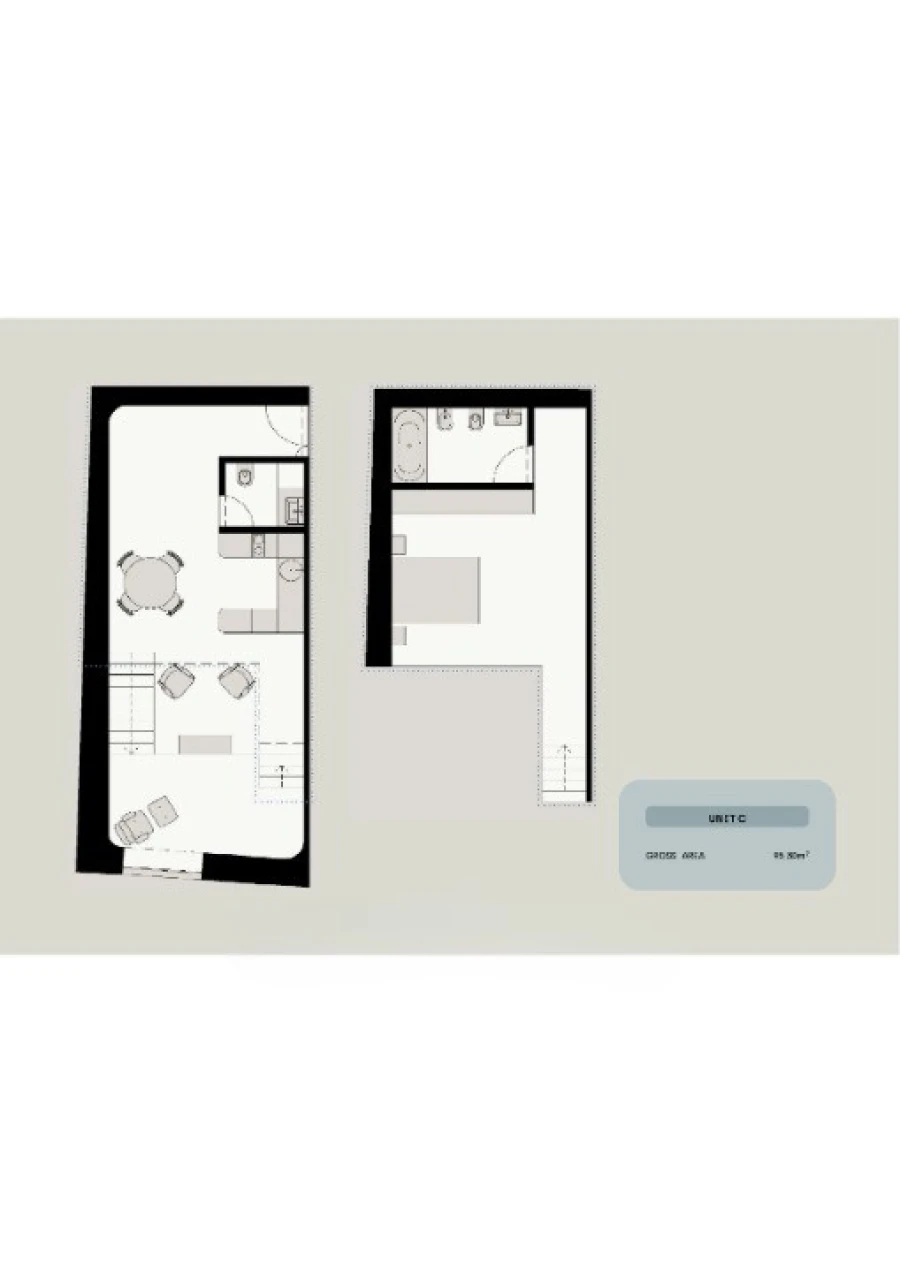 Apartamento T1 para Venda em Santa Marinha e São Pedro da Afurada Planta 1