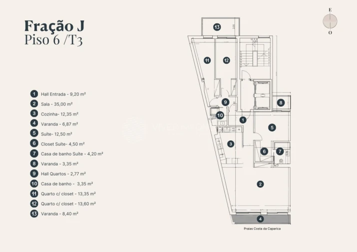 Apartamento T3 para Venda em Costa da Caparica Foto 25
