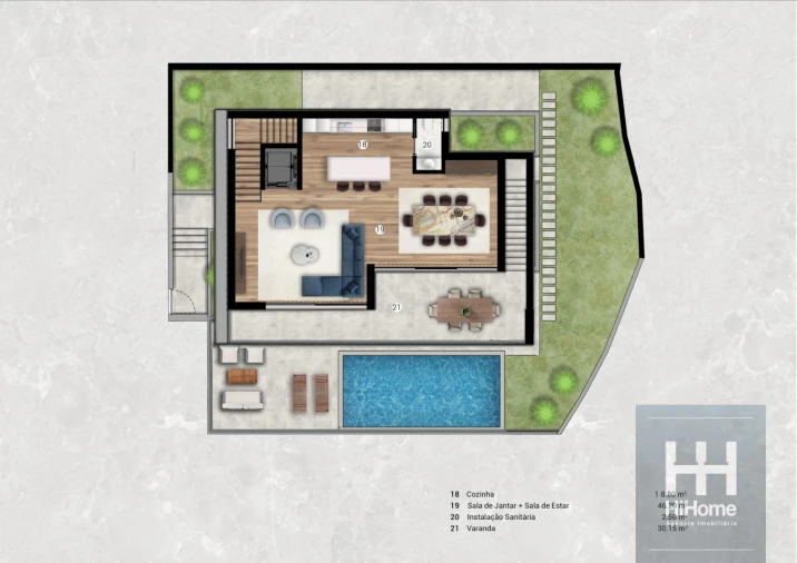 Moradia T3 para Venda em São Martinho Foto 11