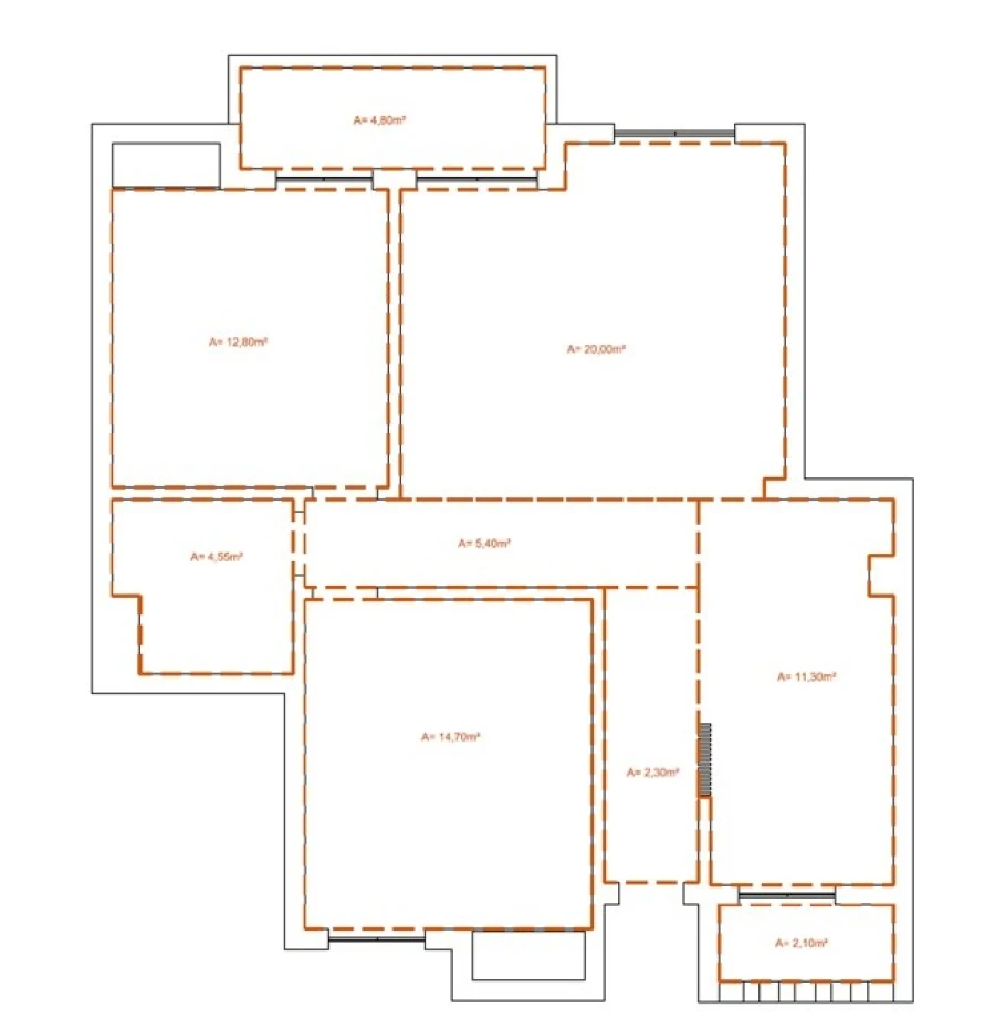 Apartamento T2 para Venda em Lourinhã e Atalaia Planta 1