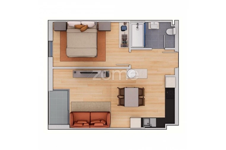 Apartamento T1 para Venda em Custóias, Leça do Balio e Guifões Foto 11