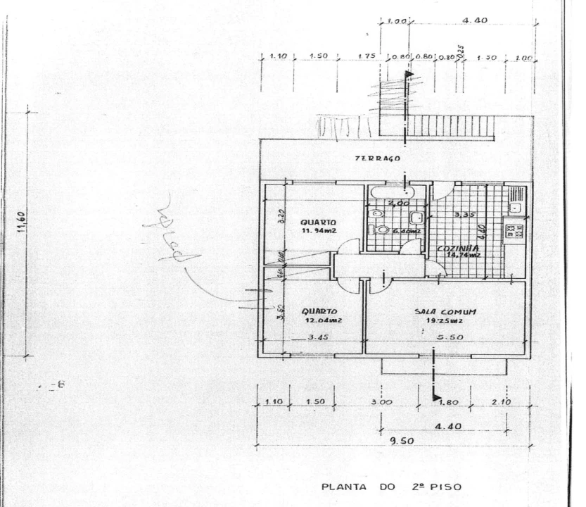 Moradia T2 para Venda em Benfica do Ribatejo Planta 2