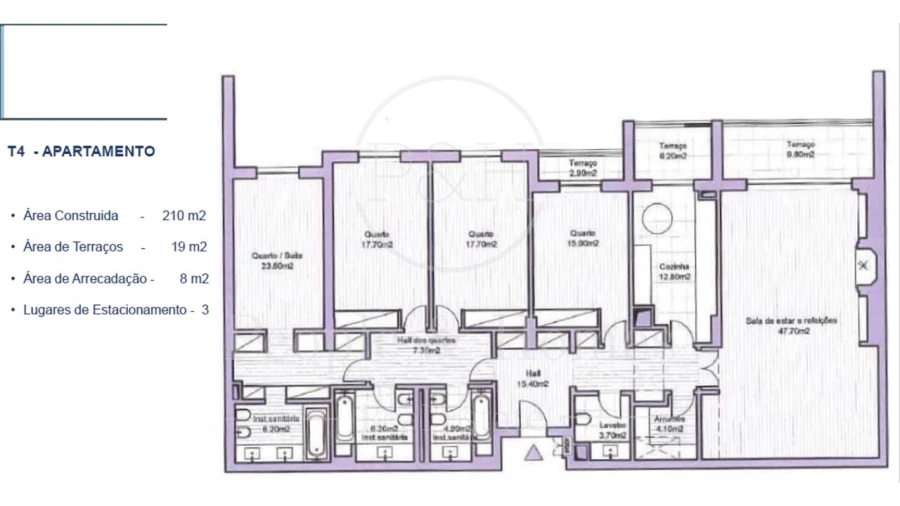 Apartamento T4 para Arrendamento em Cascais e Estoril Foto 28